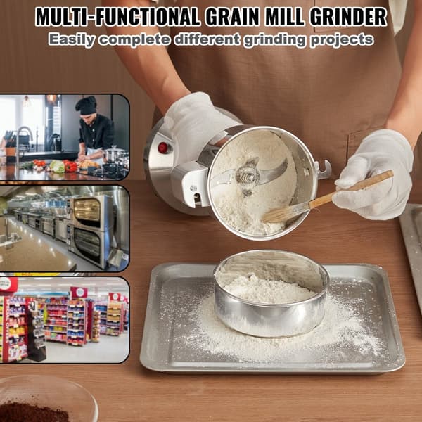 Kaupallinen Maustemylly, 750g, Sähköinen Viljamylly, nopea suorituskyky, monikäyttöinen kotikokkaajille