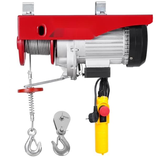 Elektrisk hejsekranspil 880 lbs, 14 fod kabelforbundet fjernbetjening, 230V, kraftig og effektiv løftemaskine.