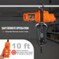 Miniatyrbild 4 av 11: Elektrisk kedjetelfer, enfas 2200 lbs, 10 fot lyftkapacitet, effektiv lyftutrustning för industriellt bruk