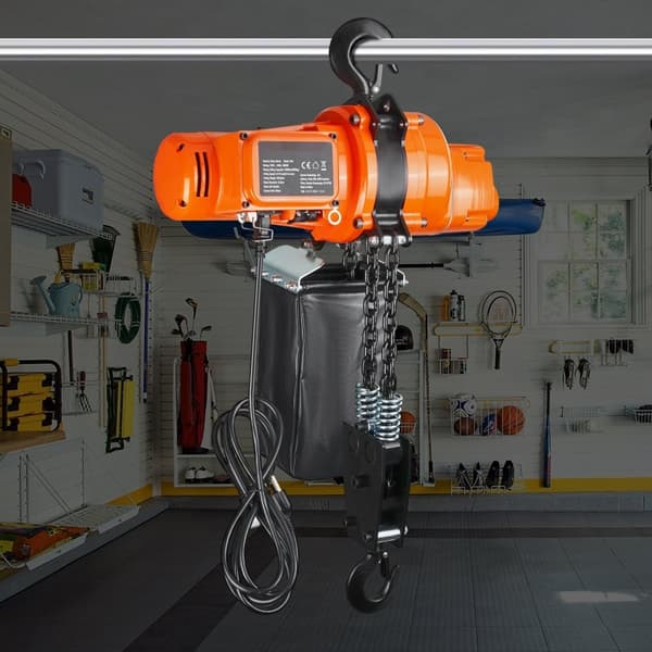 Elektrisk kedjetelfer, enfas 2200 lbs, 10 fot lyftkapacitet, effektiv lyftutrustning för industriellt bruk