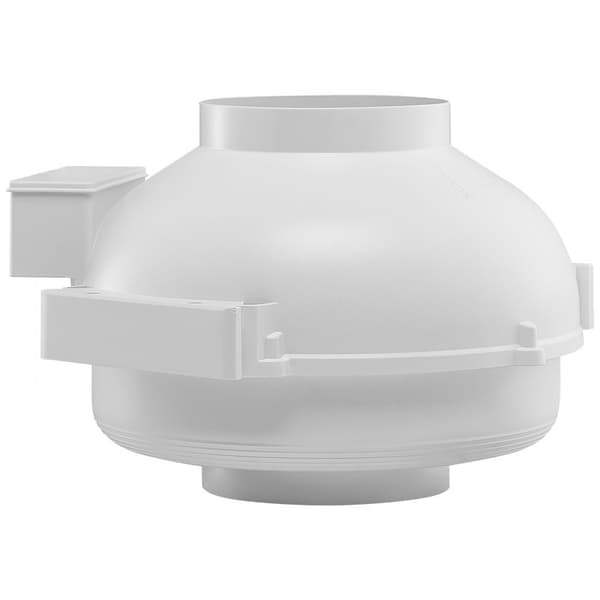 Radonluftrenser Fan System 4”-4,5”, Støjsvag 380CFM, Inline Rør, Vandtæt, Effektiv Radonbeskyttelse