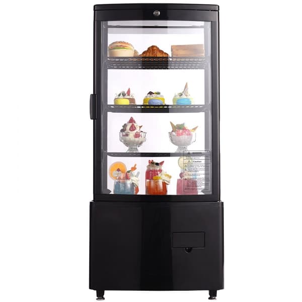 Kølemontre Bageri Display Køleskab 3 cu.ft/85L, 3-niveau, energieffektiv, ideel til bageri og detailhandel.
