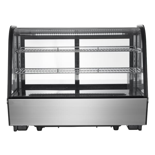 Kylskåp för bageridisk, 5 cu ft/146L, energieffektiv med glasdörr, professionellt kyllösning för bakverk, stilren design och optimal visning