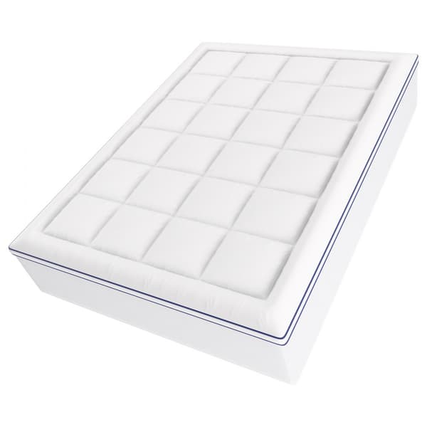Premium Memory Foam Patjanpäällinen, 76,2 mm Paksuus, Kuningatar-koko, Mukautuva, Mukava ja Kestävä