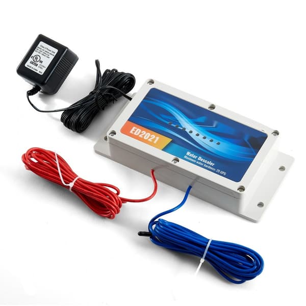 Saltfrit elektronisk vandafkalkningssystem til hjemmet, effektiv afkalkning til hele huset, nem at installere og bruge.