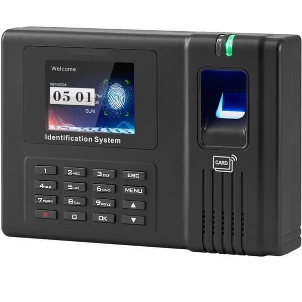 Biometrisk tidsregistrering, närvaromaskin för 100000 anställda, effektiv övervakning, pricksäkerhet och betygsättning