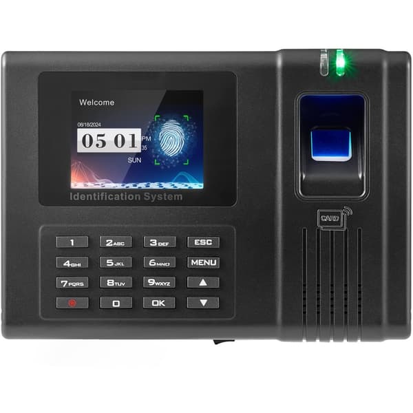 Biometrisk tidsregistrering, närvaromaskin för 100000 anställda, effektiv övervakning, pricksäkerhet och betygsättning
