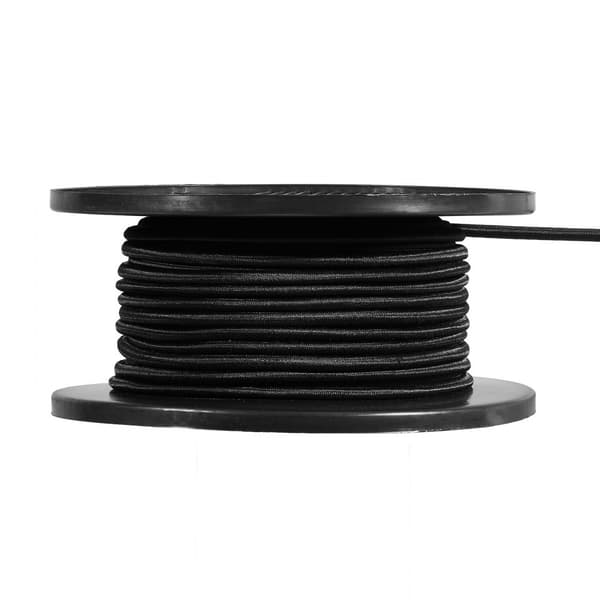3/8 elastiksnor 120 fod/36 m spole, heavy duty bungee stropper, 100% stræk, slidstærk og holdbar elastiksnor til alsidige behov.