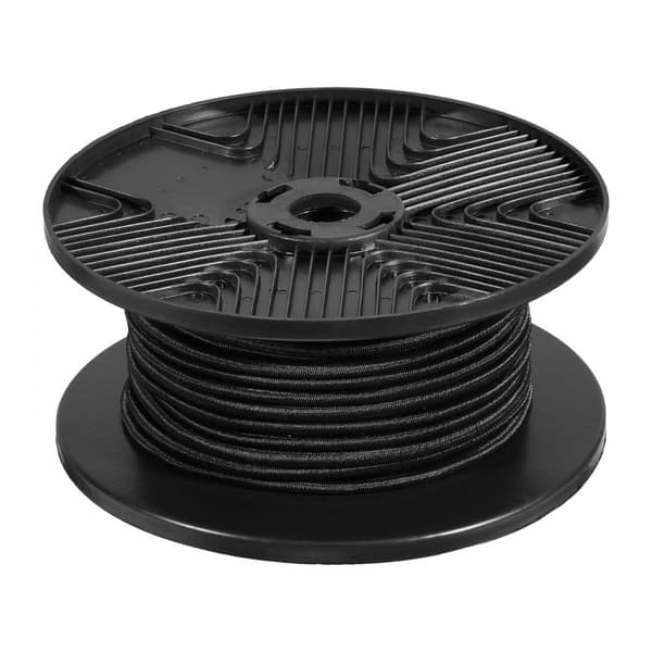 3/8 elastiksnor 120 fod/36 m spole, heavy duty bungee stropper, 100% stræk, slidstærk og holdbar elastiksnor til alsidige behov.