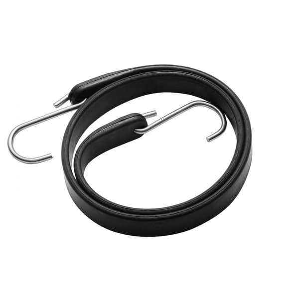50 Stk Heavy Duty Bungee Cord Sæt 19,8 mm med S-kroge, Flade Bungee Straps til Sikring, Holdbar og Fleksibel.