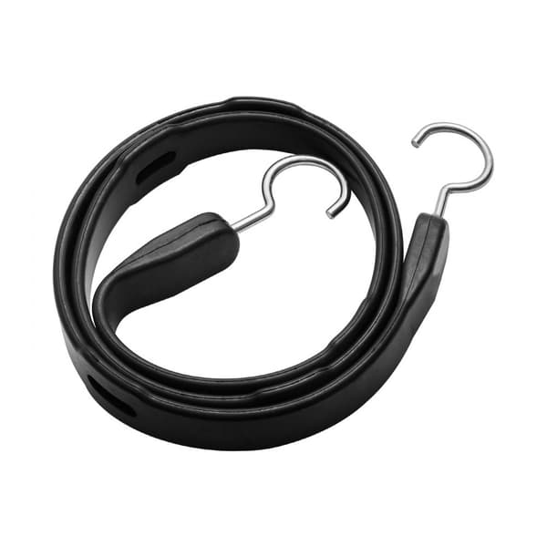 Flat Bungee Cord Set 20 mm Heavy Duty, 4 st S-Hook elastiska spännband för säker lasthantering, hållbara och flexibla