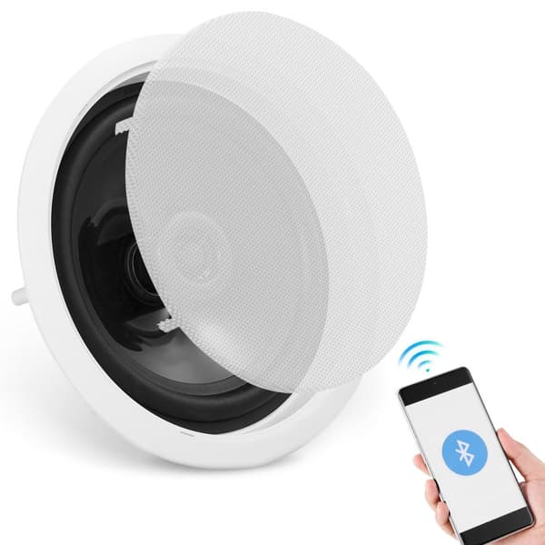 6,5'' Bluetooth-loftshøjttalere 150W, flush mount, væghøjttaler, trådløs lyd, ideel til loftinstallation.