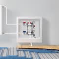 Miniatyrbillede 8 af 11: 2-grenet strålevarmemanifold 1/2, PEX-rør gulvvarme manifold sæt, hurtig installation, holdbar konstruktion, energieffektiv opvarmning.