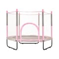 Miniatyrbillede 10 af 11: 60 Trampolin til børn, mini trampolin med net, sikkert til indendørs og udendørs leg, perfekt til have og legeplads.