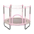Miniatyrbillede 11 af 11: 60 Trampolin til børn, mini trampolin med net, sikkert til indendørs og udendørs leg, perfekt til have og legeplads.