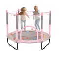 Miniatyrbillede 1 af 11: 60 Trampolin til børn, mini trampolin med net, sikkert til indendørs og udendørs leg, perfekt til have og legeplads.