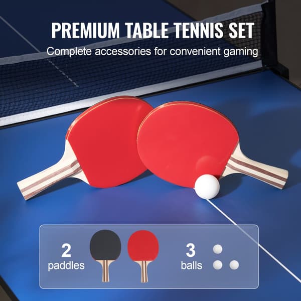 Fällbart pingisbord för inomhusbruk, bordtennisspel med nät, perfekt för hemmet, smidig förvaring, hög kvalitet, familjeunderhållning