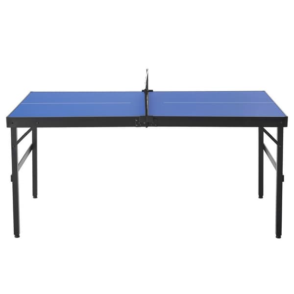 Fällbart pingisbord för inomhusbruk, bordtennisspel med nät, perfekt för hemmet, smidig förvaring, hög kvalitet, familjeunderhållning