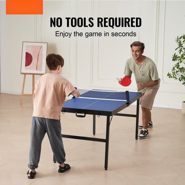 Fällbart pingisbord för inomhusbruk, bordtennisspel med nät, perfekt för hemmet, smidig förvaring, hög kvalitet, familjeunderhållning