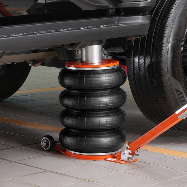 Air Jack 6 Ton/13000 lbs, pneumatisk donkraft med forhøjet søjle, perfekt til Sedan, robust design og høj kapacitet.