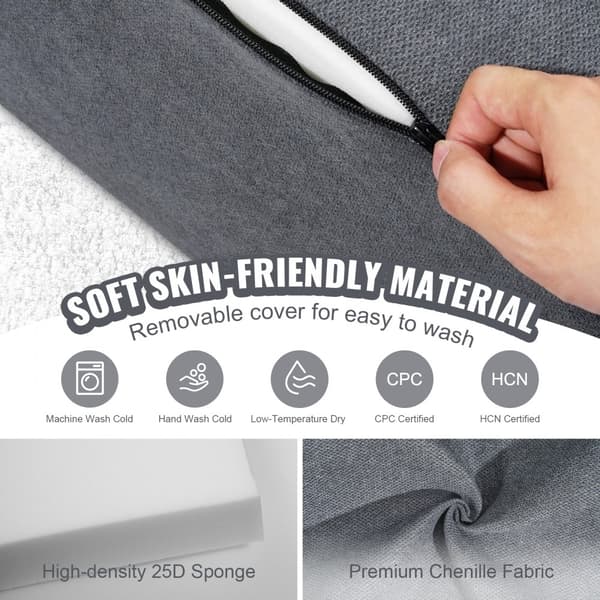 Modulär leksoffa för barn, 10 st DIY sektionsoffa, grå, anpassningsbar, barnvänlig, perfekt för lekrum, hög kvalitet, enkel montering