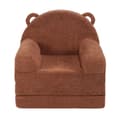 Miniatyrbild 10 av 11: Hopfällbar Babystol 2-i-1, Barnsoffa Tecknad, Komfortabel Baby Lounger, Praktisk och Sikker För Barn, Lätt att Förvara