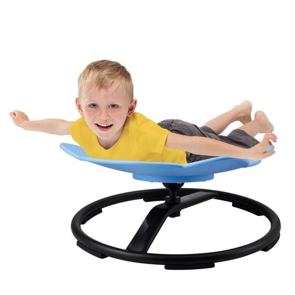 Elefant Kids Drejestol, 220 lbs sensorisk, ergonomisk sæde, blå, komfortabel og alsidig til leg og afslapning.