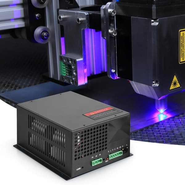 CO2 Laser Strömförsörjning 100W, för Graverare och Skärare, Effektiv, Pålitlig, Optimal Prestanda, Hållbarhet