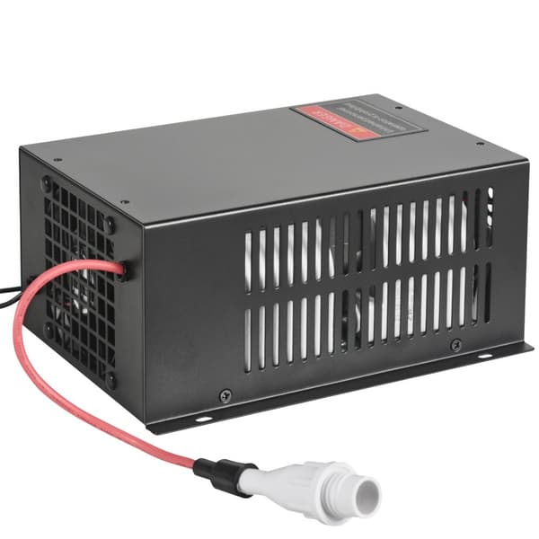CO2-laserstrømforsyning 60W, konstant strømbeskyttelse, åbent kredsløbsbeskyttelse, hurtig varmeafledning, kompatibel med gravere og skærere.