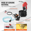 Miniatyrbillede 6 af 11: Brændstofoverførselspumpe 12V, 15 GPM, 1/4 HK dieselpumpe med automatisk brændstofmundstykke, effektiv og pålidelig brændstofløsning.