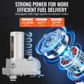 Pikkukuva 4 / 11: 12V Polttoaineensiirtopumppu, 15 GPM, Automaattinen Dieselpumppu, tehokas 1/5 hv, polttoainesuutin, nopea asennus
