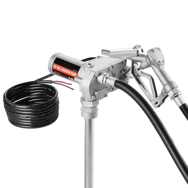 12V Polttoaineensiirtopumppu, 15 GPM, Automaattinen Dieselpumppu, tehokas 1/5 hv, polttoainesuutin, nopea asennus