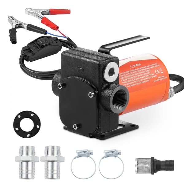 12V Polttoaineen Siirtopumppu, 5 GPM, Automaattinen Polttoainesuutin, Dieselpumppu, Nopea ja Tehokas Siirto