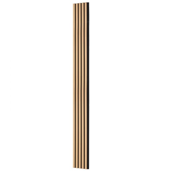 Trælameller Akustikpaneler 7,9 x 94,5 Tommer, Moderne Vægdekoration, Lys Eg, Bæredygtig Design, Høj Kvalitet.