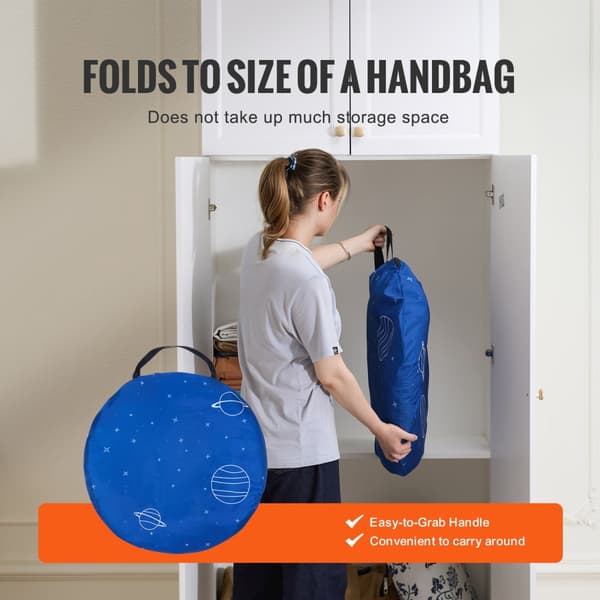 2-dørs sengetelt, åndbart, lys- og mørklægningsdesign med 0,33 m fiberstænger, ideelt til udendørs camping og fritid.