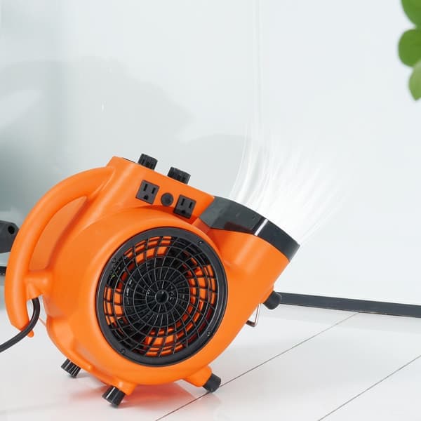 Lattiapuhallin 1380 RPM, 1000 CFM, 4 Puhalluskulmalla, Tehokas 3-Vaihteinen Ilmakoneisto