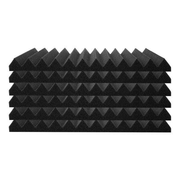 Akustiset Vaahtomuovipaneelit 80-Pakkaus, 12x12x1 Tuumaa, Studio-Seinäpaneelit, Kattopaneelit, Melueristys, Helppo Asennus