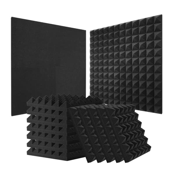 Akustiset vaahtomuovipaneelit studioseinille ja katolle, 36 pakkaus, 12 x 12 x 2 tuumaa