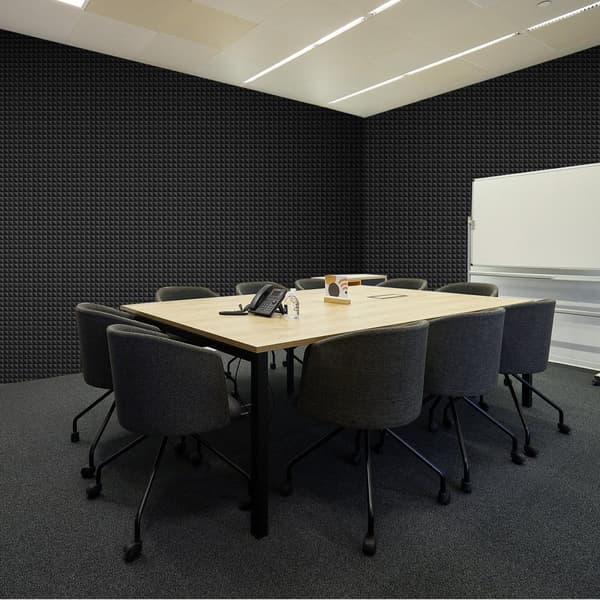 Akustiset Vaahtomuovipaneelit 24 kpl, 12x12x2 Tuumaa, Studio Seinä- ja Kattopaneelit, Ääntäeristys, Helppo Asentaa