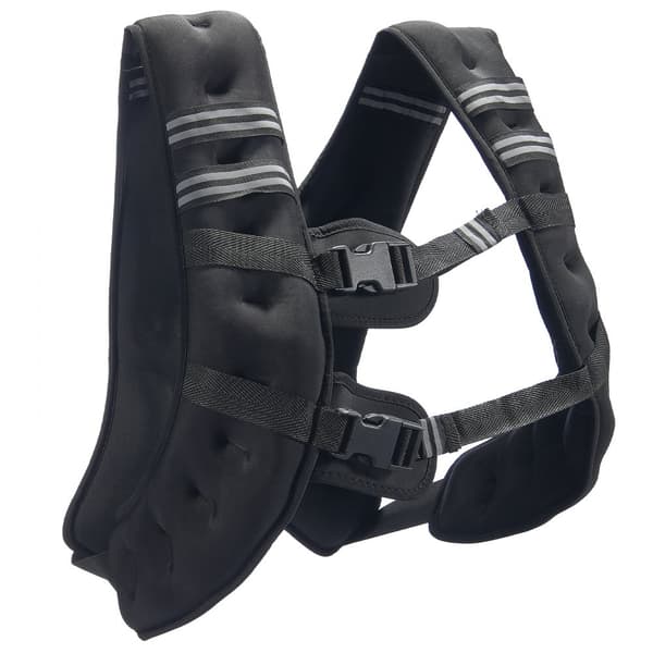 30lb Vægtet Vest til Mænd og Kvinder, Træningsudstyr til Styrketræning, Justerbar, Komfortabel, Effektiv Fitness-Accessory