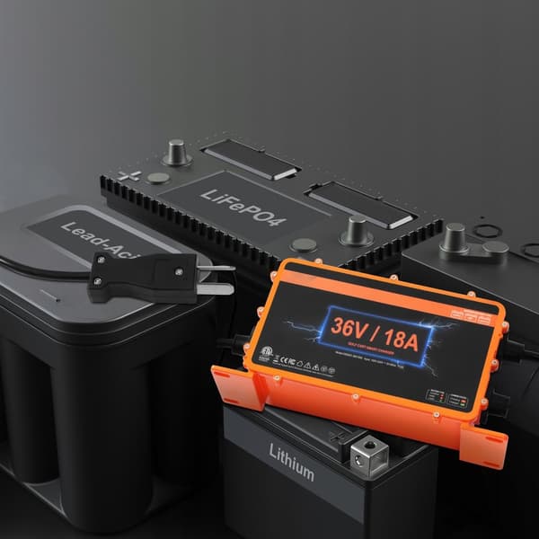 36 Volt 18 AMP Golfvogn Batterioplader til Club Car, EZGO, Yamaha, hurtig opladning, lang holdbarhed, god kompatibilitet.