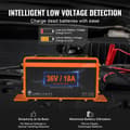 Miniatyrbillede 5 af 11: 36V 18AMP Smart Golfvogn Batterioplader til EZGO D-Style, IP67, ETL, Hurtig Opladning, Lang Levetid