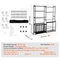 Miniatyrbillede 7 af 11: Golf Opbevaring Garage Organizer, 2 Golfbag Stativ Holder, Klub Rack, Boldvogn, Pladsbesparende, Stål, Holdbar, Let At Montere