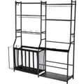Miniatyrbillede 9 af 11: Golf Opbevaring Garage Organizer, 2 Golfbag Stativ Holder, Klub Rack, Boldvogn, Pladsbesparende, Stål, Holdbar, Let At Montere