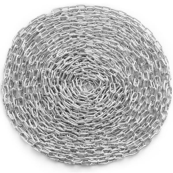 Kedjelyftkedja i kolstål, spiralformad 6mmx30,48m, 700kg lastkapacitet för effektivt lyftarbete
