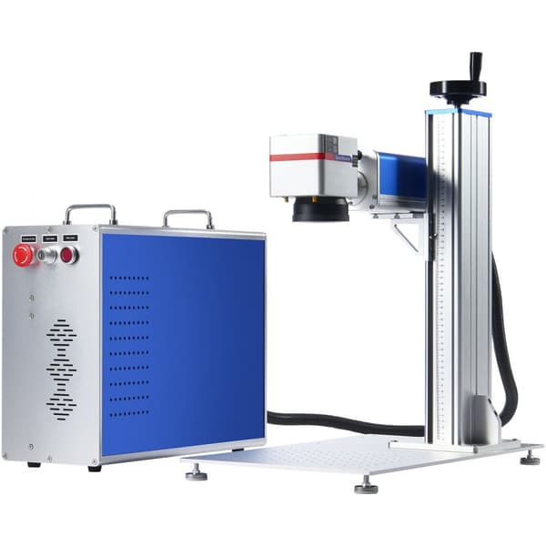 Fiberlasermærkemaskine 30W, LightBurn-kompatibel, præcise gravurer, hurtig hastighed, nem at bruge.