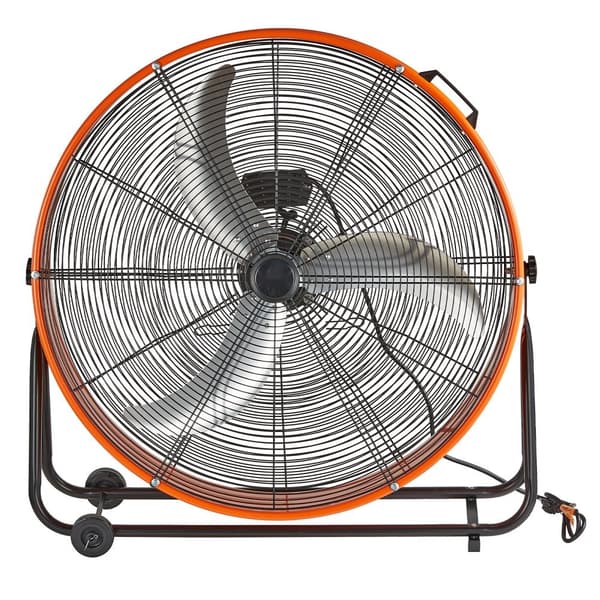 30 tommer højtgående tromleventilator, 3 hastigheder, 13000 CFM, industriventilator til lager og store rum.