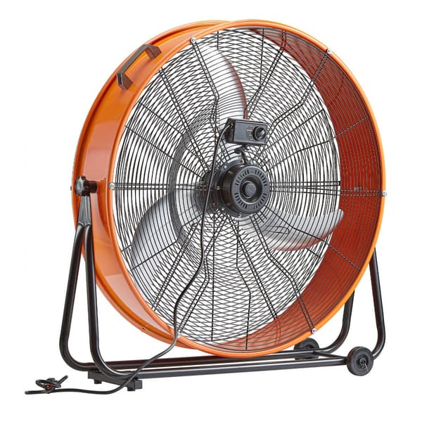 30 tommer højtgående tromleventilator, 3 hastigheder, 13000 CFM, industriventilator til lager og store rum.