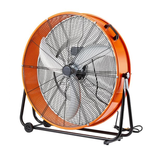 30 tommer højtgående tromleventilator, 3 hastigheder, 13000 CFM, industriventilator til lager og store rum.