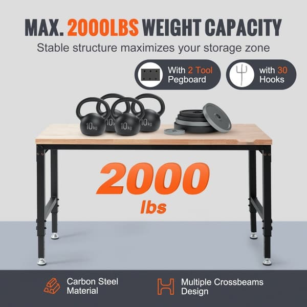 Säädettävä työpöytä 71,1-100,3 cm, kätevä työpajajakso, ergonominen muotoilu, tilaa säästävä ratkaisu
